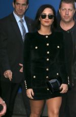 DEMI LOVATO Arrives at Good Morning America in New York 10/29/2015