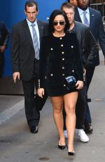DEMI LOVATO Arrives at Good Morning America in New York 10/29/2015