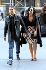 DEMI LOVATO Arrives at Good Morning America Studios in New York 10/26/2015