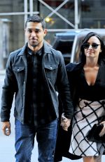 DEMI LOVATO Arrives at Good Morning America Studios in New York 10/26/2015
