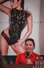 DEMI LOVATO at a Promotional Press Conference in Sao Paulo 10/21/2015