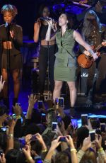 DEMI LOVATO at Future Now Tour Announcement in New York 10/26/2015