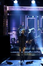 DEMI LOVATO at The Tonight Show in New York 10/30/2015