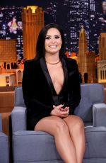 DEMI LOVATO at The Tonight Show in New York 10/30/2015