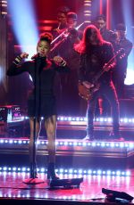 DEMI LOVATO at The Tonight Show in New York 10/30/2015