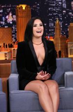DEMI LOVATO at The Tonight Show in New York 10/30/2015