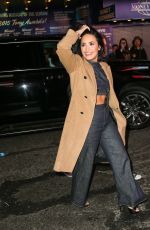 DEMI LOVATO Celebrates Her Confident Album with Surprise Performance in New York 10/16/2015