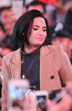 DEMI LOVATO Celebrates Her Confident Album with Surprise Performance in New York 10/16/2015