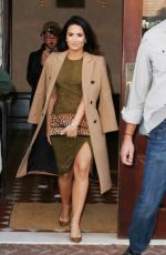 DEMI LOVATO Leaves Her Hotel in New York 10/15/2015