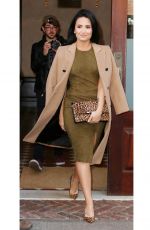 DEMI LOVATO Leaves Her Hotel in New York 10/15/2015