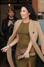 DEMI LOVATO Leaves Her Hotel in New York 10/15/2015