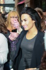 DEMI LOVATO Leaves Her Hotel in New York 10/17/2015