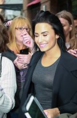 DEMI LOVATO Leaves Her Hotel in New York 10/17/2015