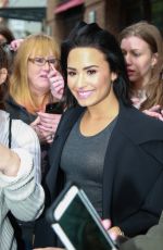 DEMI LOVATO Leaves Her Hotel in New York 10/17/2015