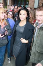 DEMI LOVATO Leaves Her Hotel in New York 10/17/2015