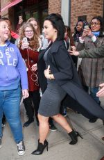 DEMI LOVATO Leaves Her Hotel in New York 10/17/2015