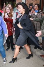 DEMI LOVATO Leaves Her Hotel in New York 10/17/2015