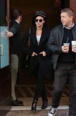 DEMI LOVATO Leaves Her Hotel in New York 10/30/2015