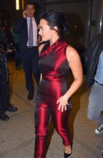 DEMI LOVATO Leaves Hilton Hotel in New York 10/25/2015