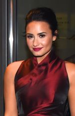 DEMI LOVATO Leaves Hilton Hotel in New York 10/25/2015