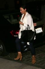 DEMI LOVATO Night Out in New York 10/14/2015