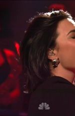 DEMI LOVATO Performs on Saturday Night Live Los Angeles 10/18/2015