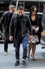 DEMI LOVATO, Wilmer Valderrama and Nick Jonas Out in New York 10/26/2015