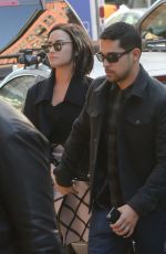 DEMI LOVATO, Wilmer Valderrama and Nick Jonas Out in New York 10/26/2015