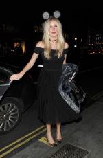 DIANA VICKERS at The Cuckoo Club Halloween Party in London 10/28/2015