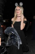 DIANA VICKERS at The Cuckoo Club Halloween Party in London 10/28/2015