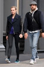DIANE KRUGER and Joshua Jackson Out in New York 10/05/2015