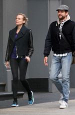 DIANE KRUGER and Joshua Jackson Out in New York 10/05/2015