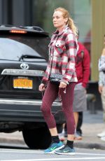 DIANE KRUGER Heading to a Gym in New York 10/14/2015