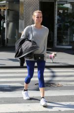 DIANE KRUGER Heading to a Gym in New York 10/20/2015