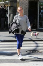 DIANE KRUGER Heading to a Gym in New York 10/20/2015