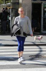DIANE KRUGER Heading to a Gym in New York 10/20/2015