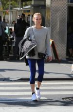 DIANE KRUGER Heading to a Gym in New York 10/20/2015