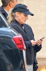 DIANE KRUGER Heading to Bergdorf Goodman Store in New York 10/19/2015