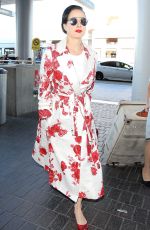 DITA VON TEESE Arrives at Los Angeles International Airport 10/26/2015