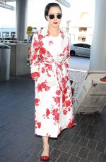 DITA VON TEESE Arrives at Los Angeles International Airport 10/26/2015