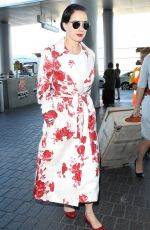 DITA VON TEESE Arrives at Los Angeles International Airport 10/26/2015
