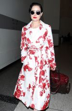 DITA VON TEESE Arrives at Los Angeles International Airport 10/26/2015