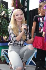 DOVE CAMERON at Descendants Stars at Downtown Disney in Anaheim 10/17/2015