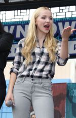 DOVE CAMERON at Descendants Stars at Downtown Disney in Anaheim 10/17/2015