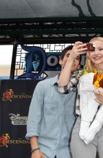 DOVE CAMERON at Descendants Stars at Downtown Disney in Anaheim 10/17/2015