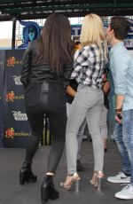 DOVE CAMERON at Descendants Stars at Downtown Disney in Anaheim 10/17/2015