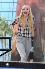 DOVE CAMERON at Descendants Stars at Downtown Disney in Anaheim 10/17/2015