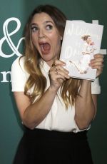 DREW BARRYMOORE at Wildflower Book Signing at Barnes & Noble in New York 10/27/2015