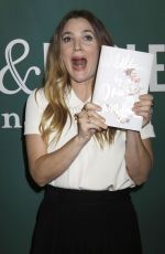 DREW BARRYMOORE at Wildflower Book Signing at Barnes & Noble in New York 10/27/2015