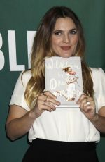 DREW BARRYMOORE at Wildflower Book Signing at Barnes & Noble in New York 10/27/2015